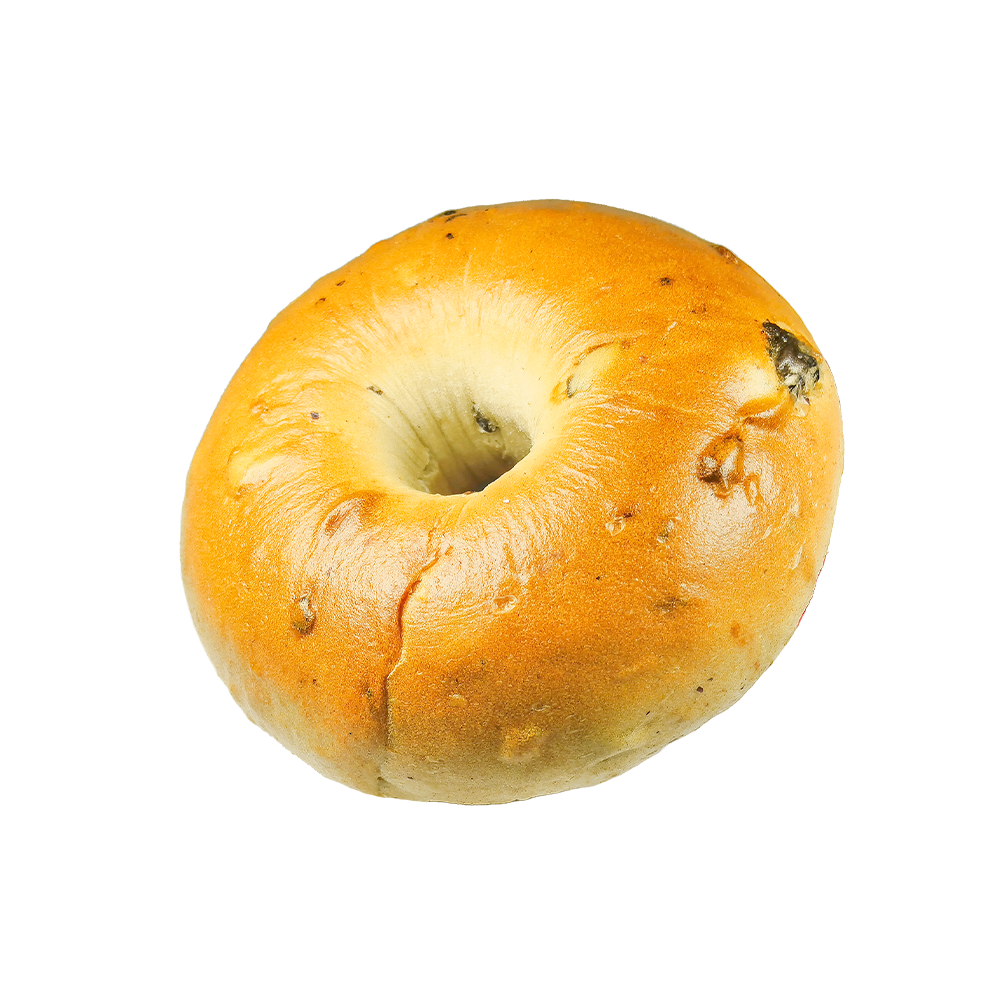 Naturligt söt kanelrussinbagel Naturligt söt kanelrussinbagel