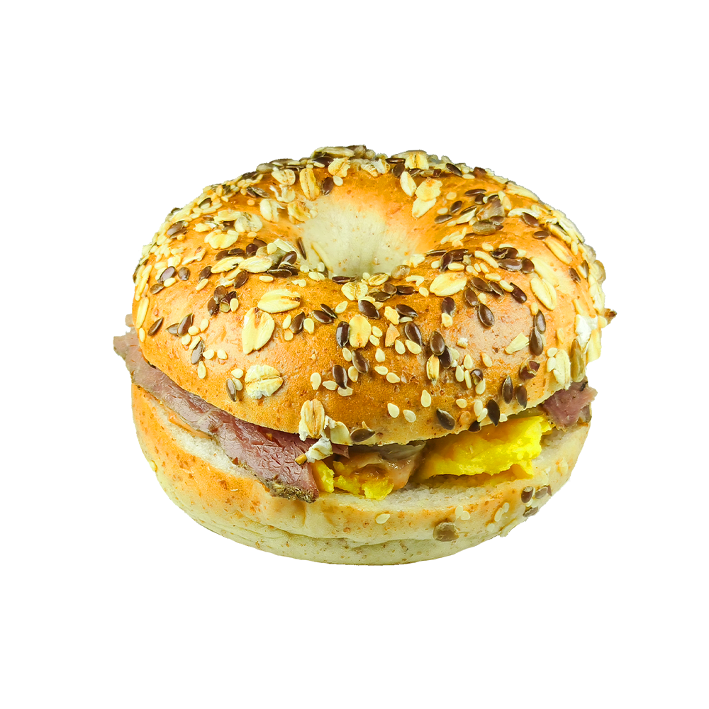 Surkål Slow-Roasted Beef Cheese Bagel Surkål Slow-Roasted Beef Cheese Bagel