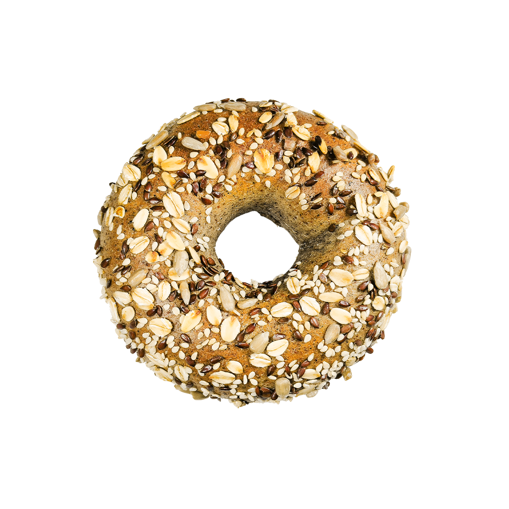 Dietary Nutrition Mörk fullkornsbagel med flera korn Dietary Nutrition Mörk fullkornsbagel med flera korn