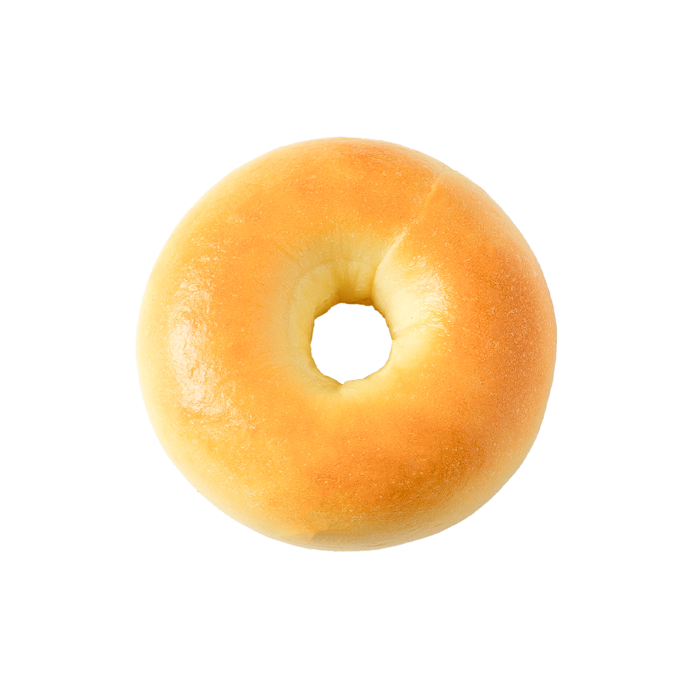 Glänsande och sprött Vanlig Bagel Glänsande och sprött Vanlig Bagel
