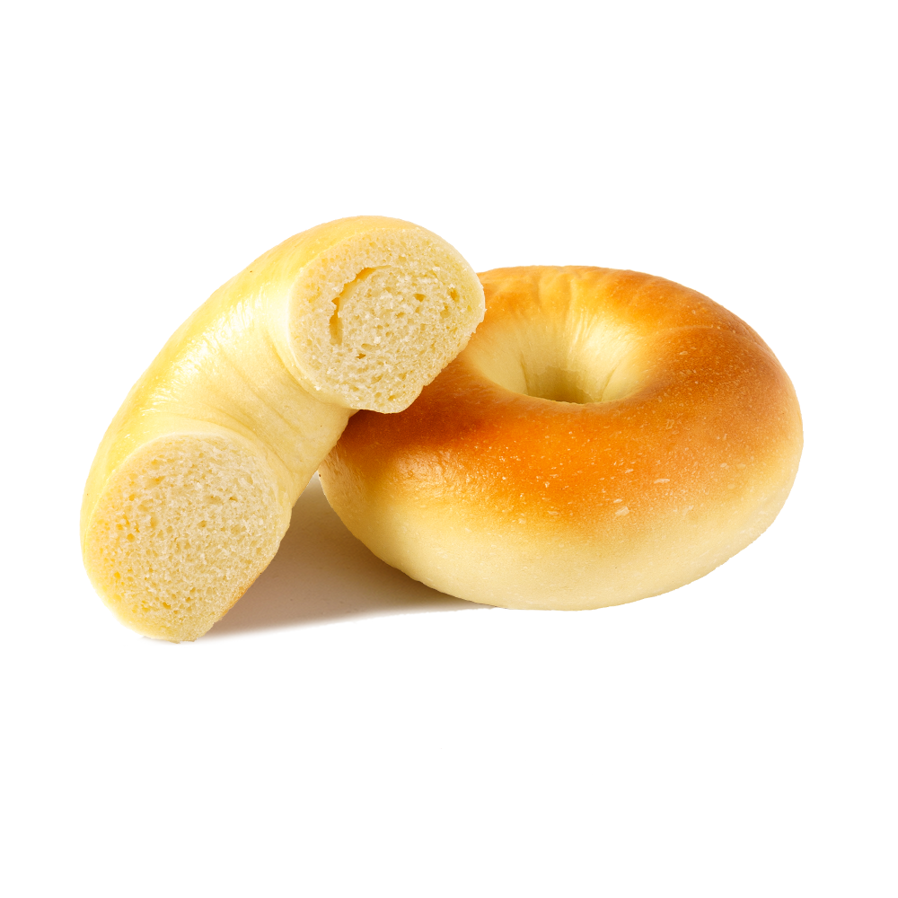Glänsande och sprött Vanlig Bagel Glänsande och sprött Vanlig Bagel